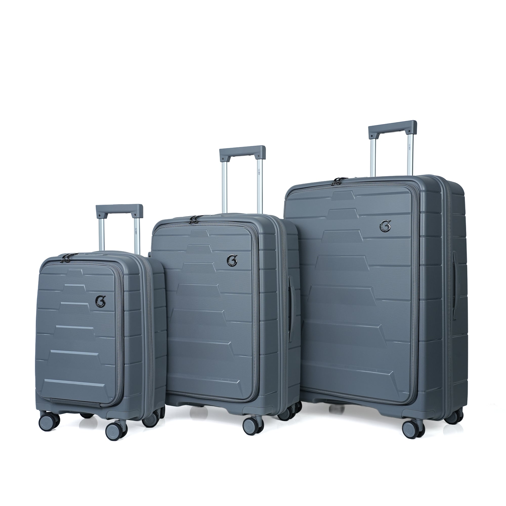 Goby London Euan Luggage Set - Misty Grey (Pre-Purchase)