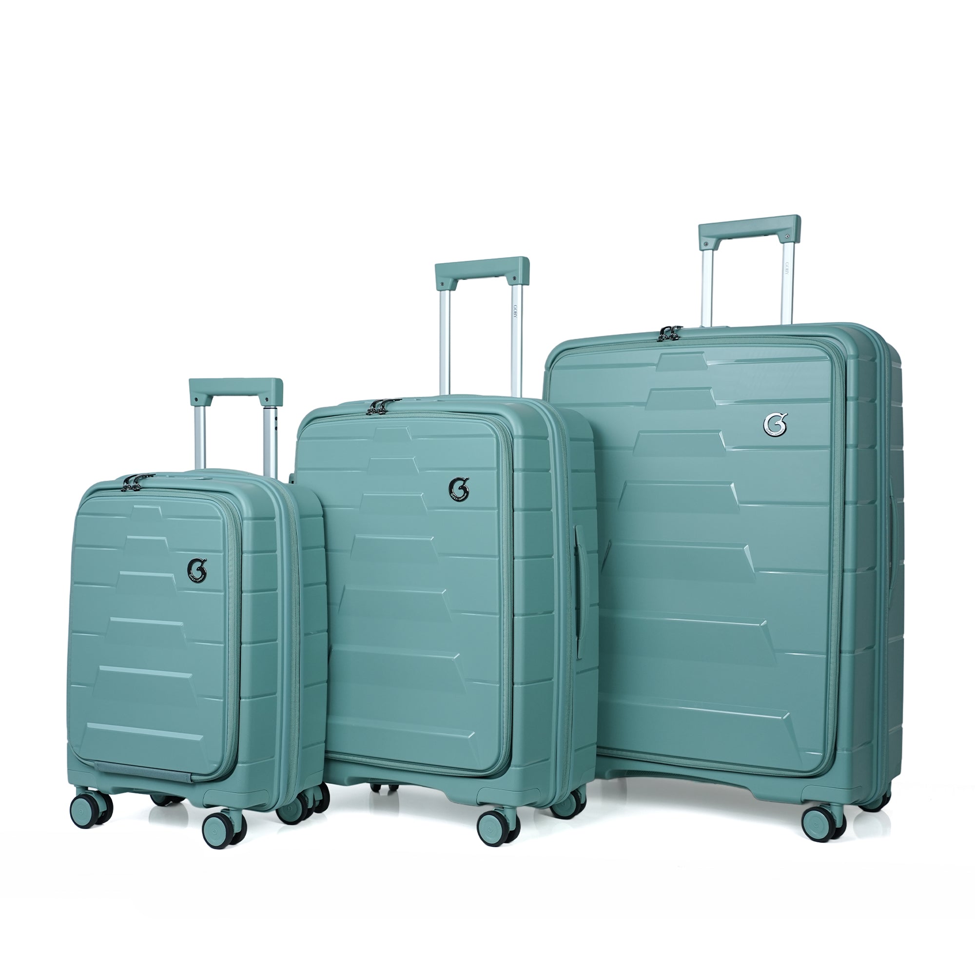 Goby London Euan Luggage Set - Green (Pre-Purchase)
