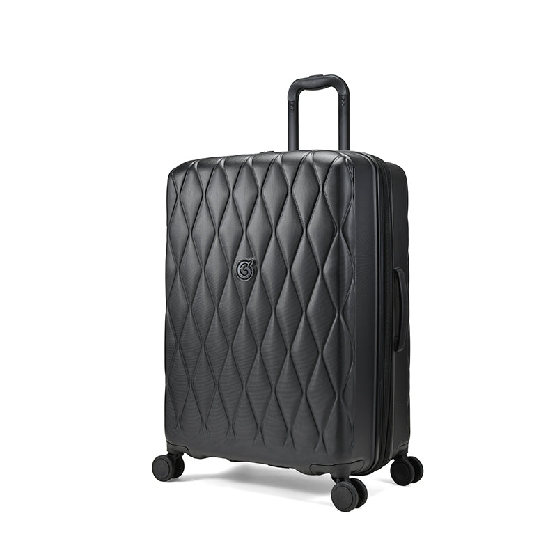 Goby London - Diamond Luggage Set - Black (Pre-Purchase)
