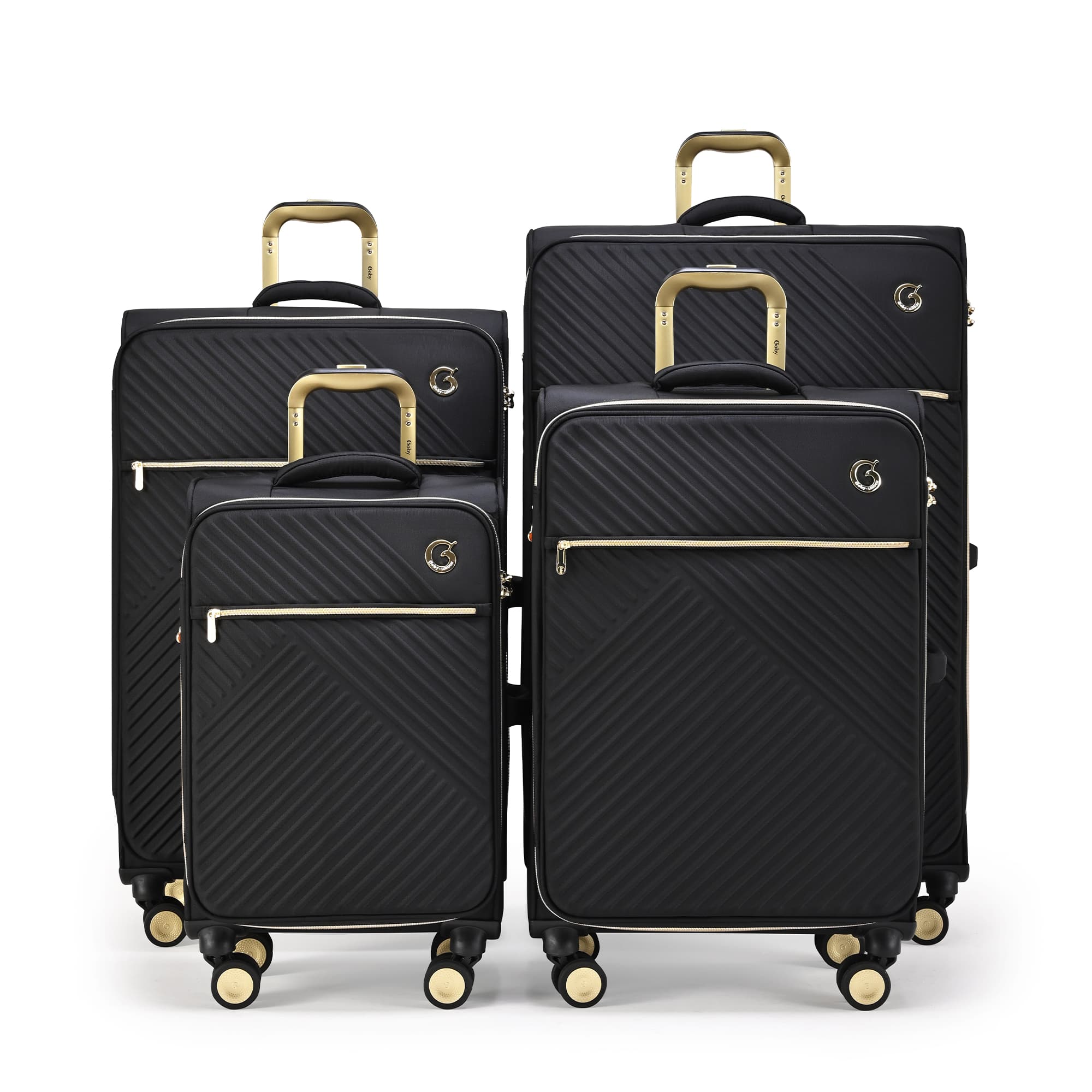 Goby London Royal Vogue Luggage - Signature Black (Pre-Purchase)