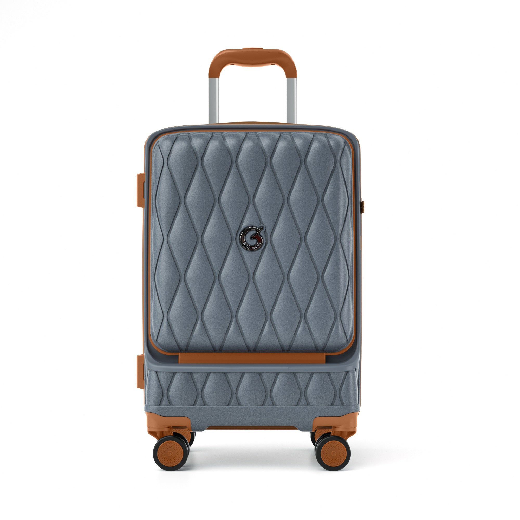 Goby London Diamond Luggage - Grey