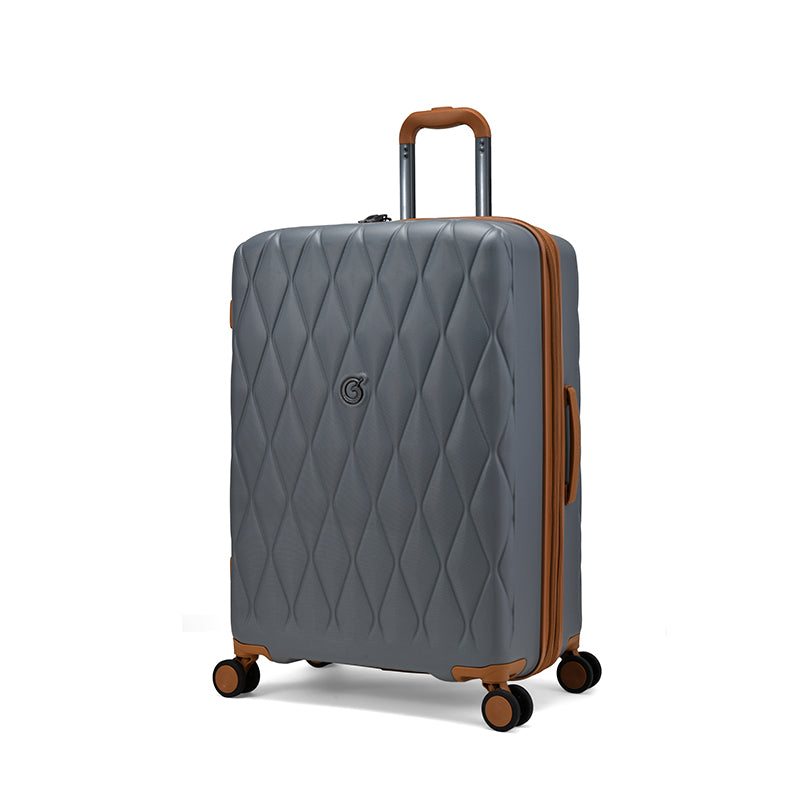 Goby London Diamond Luggage - Grey