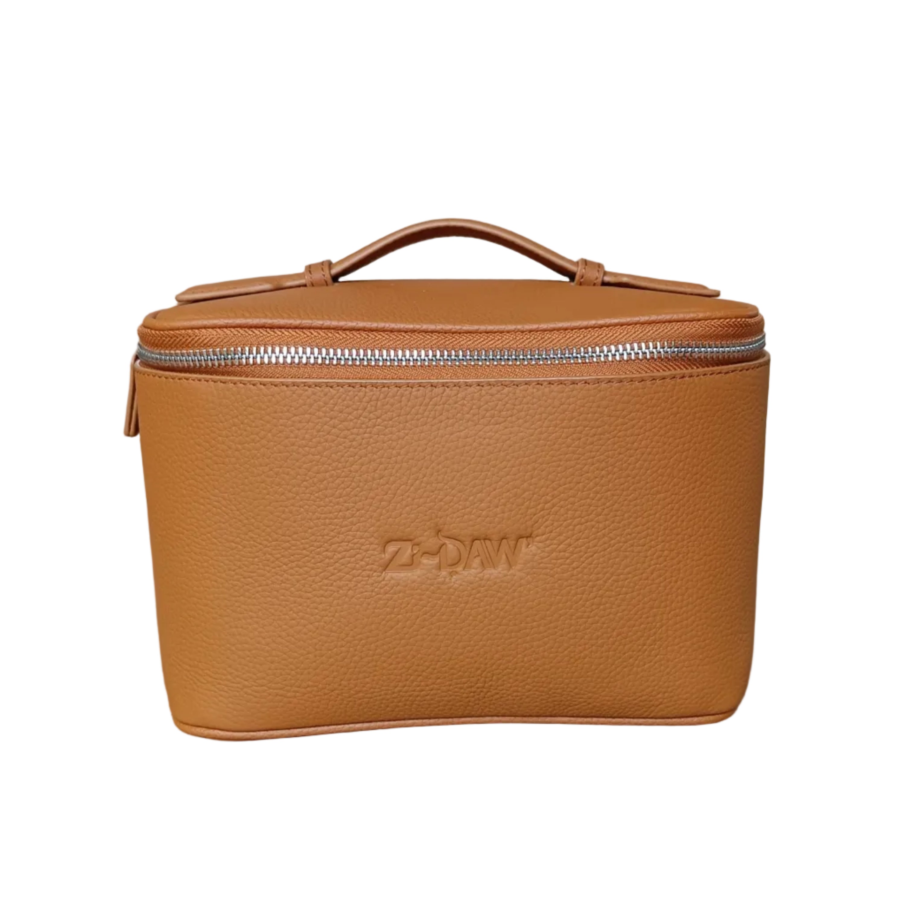 Genuine Leather Travel Make-Up Bag (Deep)