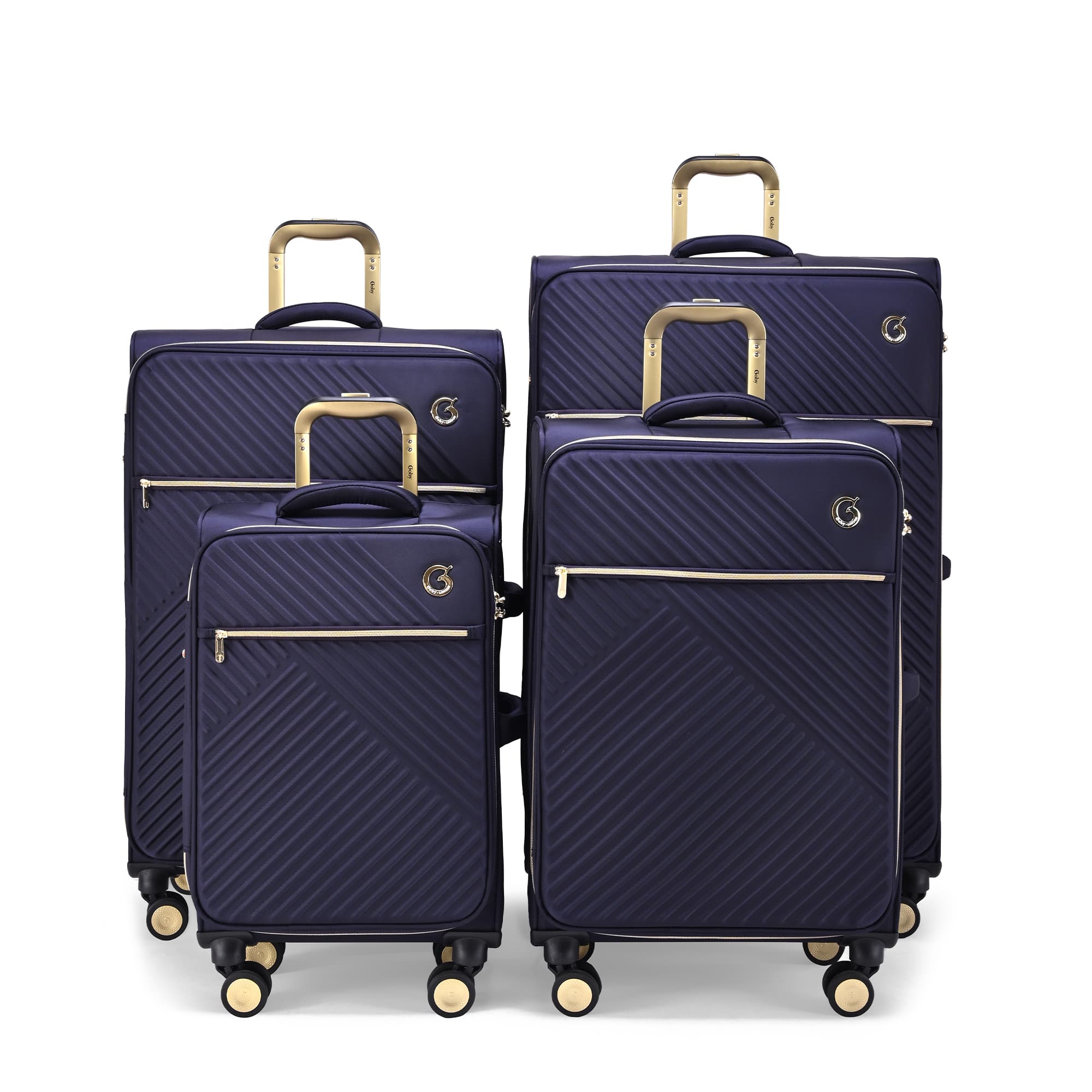 Goby London Royal Vogue Luggage - Royal Blue (Pre-Purchase)