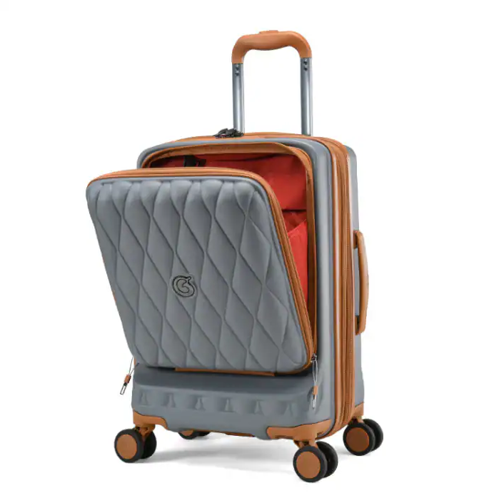 Goby London Diamond Luggage - Grey